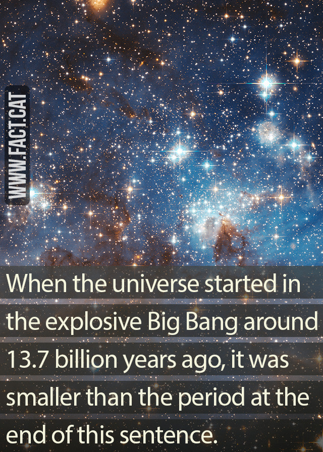 » How big was the universe when it started?